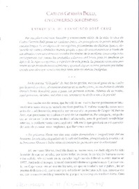 Un converso sui generis (entrevista)  [artículo] Francisco José Cruz.