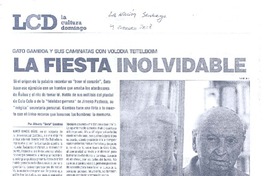 La fiesta inolvidable  [artículo] Alberto Gamboa.