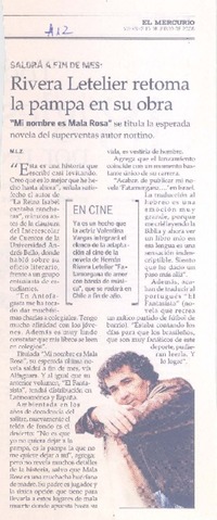 Rivera Letelier retoma la pampa en su obra  [artículo] M. L. Z.