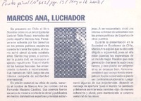 Marcos Ana, luchador  [artículo].