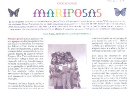 Mariposas  [artículo] Gino Palma.