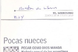 Pocas nueces  [artículo] José Promis.