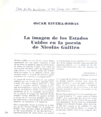 La imagen de los Estados Unidos en la poesía de Nicolás Guillén  [artículo] Oscar Rivera-Rodas.