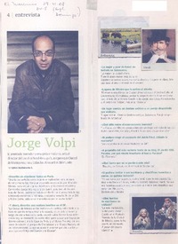 Jorge Volpi  [artículo] Sylvia Bustamante G.