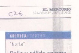 Bello y gélido enigma  [artículo] Pedro Labra Herrera.