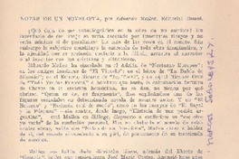 Notas de un novelista  [artículo] Marcos Sobolevsky.