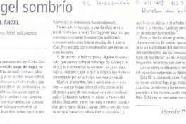 El ángel sombrío  [artículo] Hernán Poblete Varas.