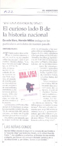 El curioso lado B de la historia nacional  [artículo] Constanza Rojas V.
