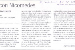 Ver con Nicomedes  [artículo] Hernán Poblete Varas.