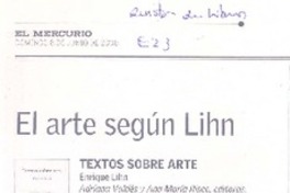 El arte según Lihn  [artículo] Pedro Gandolfo.