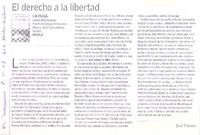 El derecho a la libertad  [artículo] José Promis.