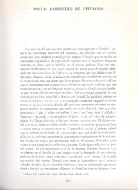 Poeta: jardinero de epitafios  [artículo] Manuel Ruano.