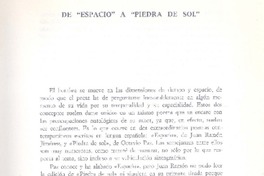 De "Espacio" a "Piedra de sol"  [artículo] Arturo del Villar.