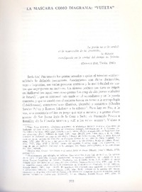 La máscara como diagrama: "Vuelta"  [artículo] Antonio Carreño.