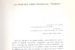 La máscara como diagrama: "Vuelta"  [artículo] Antonio Carreño.