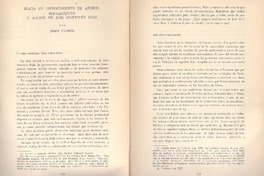 Hacia un conocimiento de Azorín  [artículo] Jorge Campos.