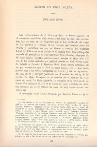 Azorín en Vida nueva  [artículo] José Luis Cano.