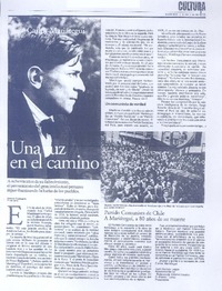 Una luz en el camino  [artículo] Gustavo Espinoza M.