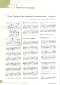 Héroes cotidianos  [artículo] Carlos Mreno Pérez.