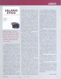 Salario ético  [artículo] Jaime Ruiz-Tagle.