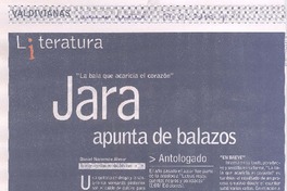 Jara a punta de balazos  [artículo] Daniel Navarrete Alvear.