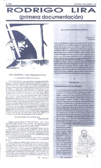 Hola Rodrigo... tanto tiempo que no te veía  [artículo] Teresa Calderón.