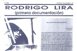 Hola Rodrigo... tanto tiempo que no te veía  [artículo] Teresa Calderón.