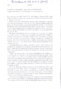 Alejandro Guzmán Brito, Vida y obra de Andrés Bello  [artículo] Alejandro San Francisco.
