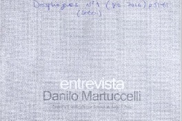 Entrevista: Danilo Martuccelli [entrevista]  [artículo] Sebastián Seguín Peña.