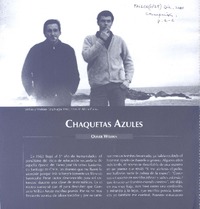 Chaquetas azules  [artículo] Oliver Welden.