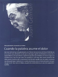 Cuando la palabra asume el dolor  [artículo].