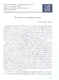 Despedida al historiador amigo  [artículo] Gabriel Salazar Vergara.