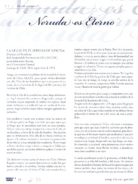 Neruda es eterno  [artículo] Edmundo Herrera.