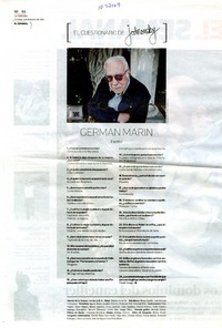 Germán Marín  [artículo] Alejandro Jodorowky