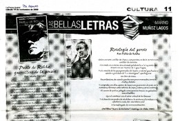 Pablo de Rokha  [artículo] Marino Muñoz Lagos.