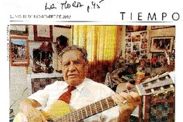 Hija de "Lalo" Parra lanzó libro de su padre en la Filsa  [artículo] María Paz Mateluna.