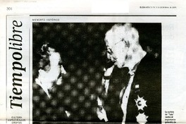 El día en que Gabriela cruza el umbral a la posteridad.  [artículo]