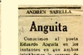Anguita  [artículo] Andrés Sabella.