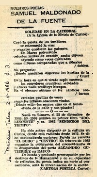 Samuel Maldonado de la Fuente  [artículo].