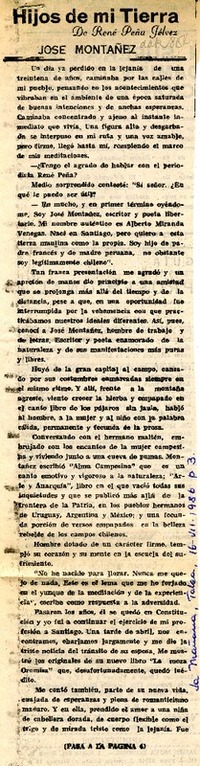 Hijos de mi tierra  [artículo] René Peña Jélvez.