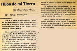 Hijos de mi tierra  [artículo] René Peña Jélvez.
