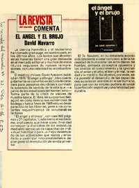 El Angel y el brujo  [artículo].
