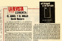El Angel y el brujo  [artículo].