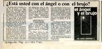 Está usted con el ángel o con el brujo?  [artículo] Jorge Marchant.