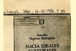 Testimonio humano y académico  [artículo] J. A. Parraguez.
