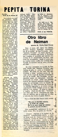 Pepita Turina  [artículo] Darío de la Fuente D.