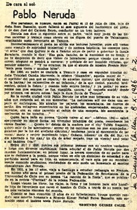 Pablo Neruda  [artículo] Edmundo Guíñez Cáliz.