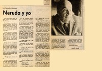 Neruda y yo  [artículo] Luis D. Candia.