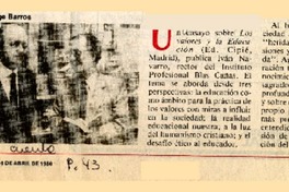 Qué se cuenta  [artículo].