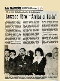 Lanzado libro "Arriba el telón!"  [artículo].